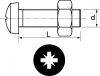 Vis métaux tête cylindrique Pozi